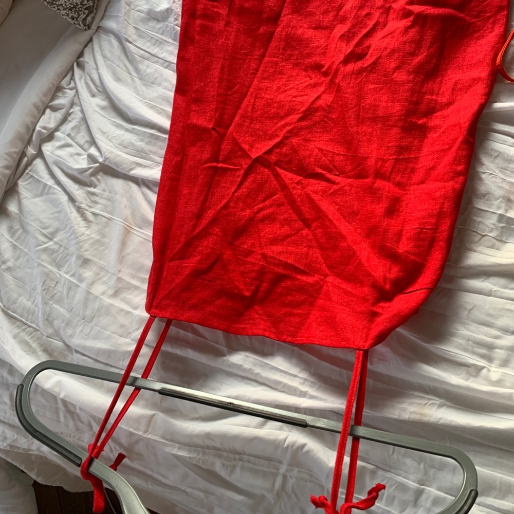 Urban Outfitters Renewal True Red Shift Sundress